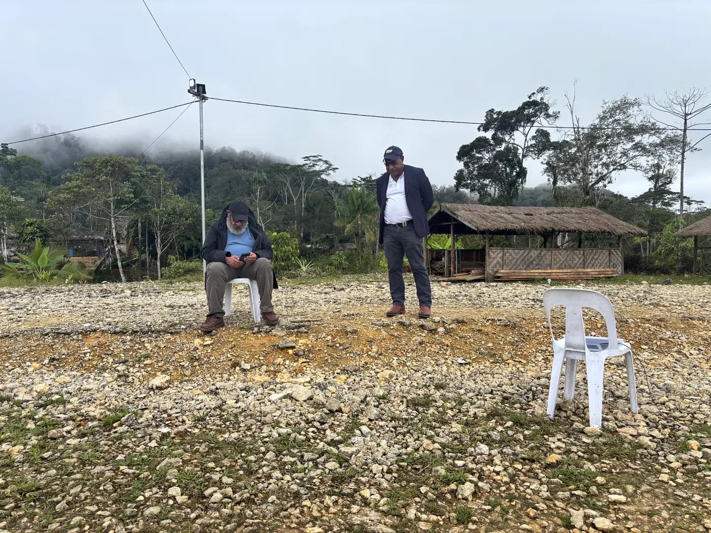 Customers online at a remote highlands site after a Starlink installation
